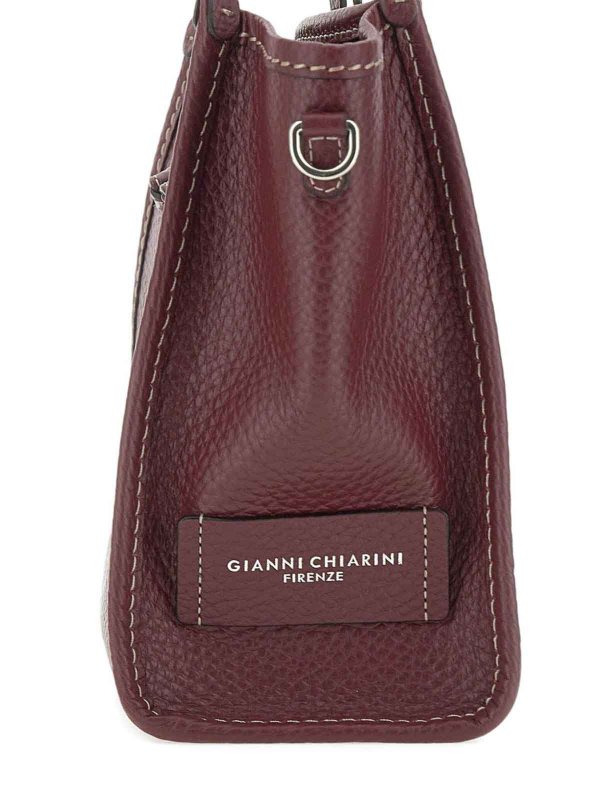 The Best Shops GIANNI CHIARINI: Handtaschen - Shopper - Dunkelrot