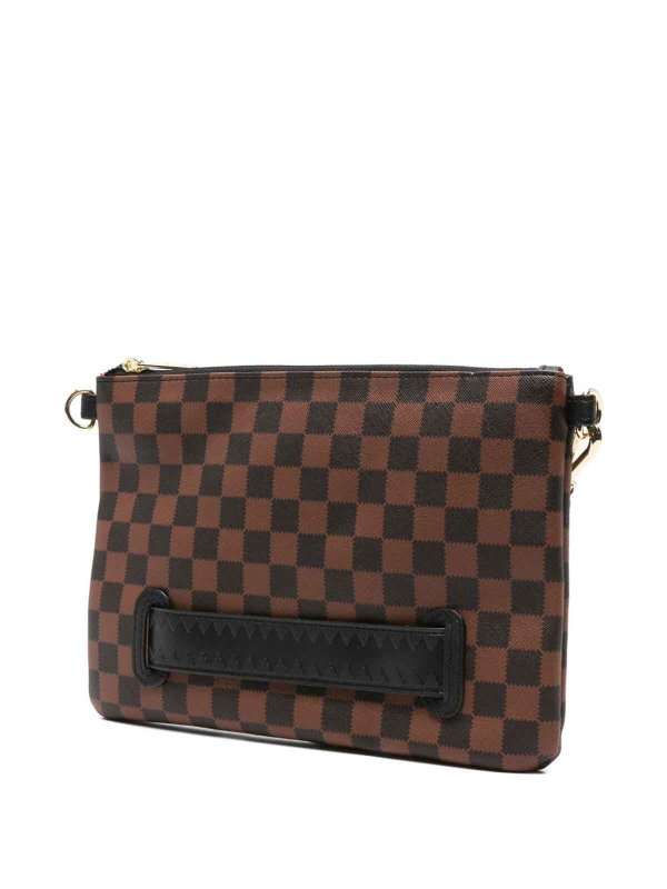 SPRAYGROUND: Clutch online - Pochette - Marron