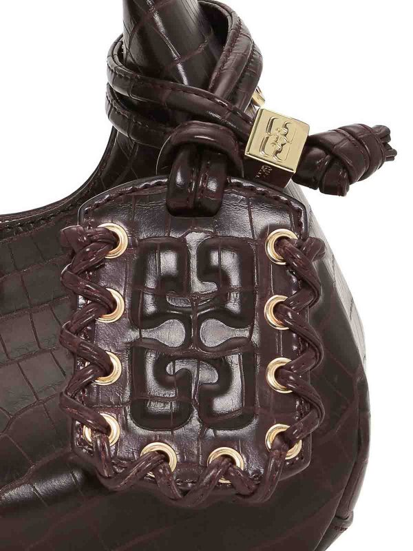 The Best Shops GANNI: Sac Porté Épaule - Marron