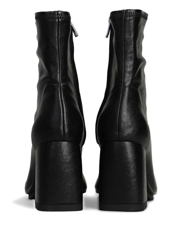 Stivali alla caviglia con tacco nero shop online: ASH