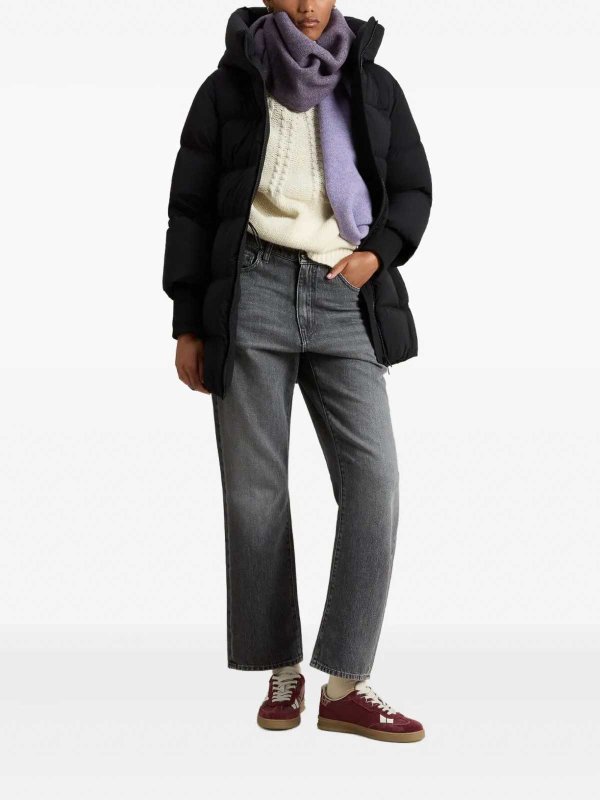 WOOLRICH: knee length coats online - Cloud Madison  Coat Black