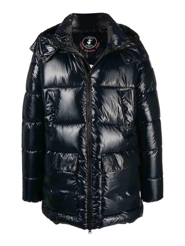 Save The Duck: Abrigos semilargos - Abrigo Midi - Negro