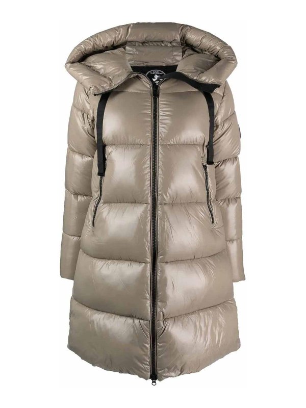 Save The Duck: padded coats - Isabel Coat Hoodie Grey