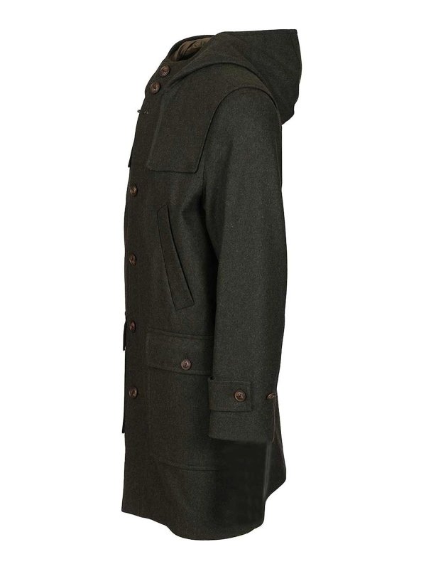 The Best Shops FAY: Abrigos semilargos - Abrigo Midi - Verde