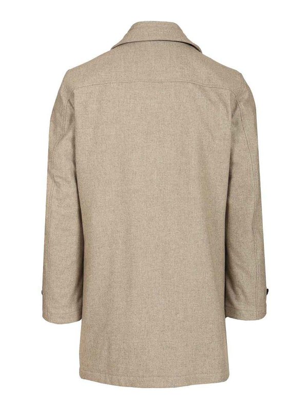 FAY: cappotti al ginocchio online - Easy Morning Coat in Flannel card