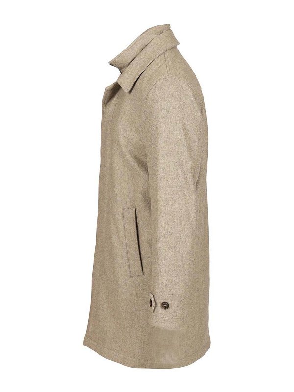 The Best Shops FAY: cappotti al ginocchio - Easy Morning Coat in Flannel card