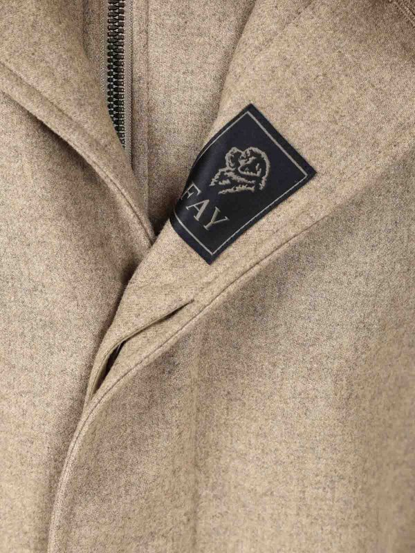 FAY buy online Easy Morning Coat in Flannel card