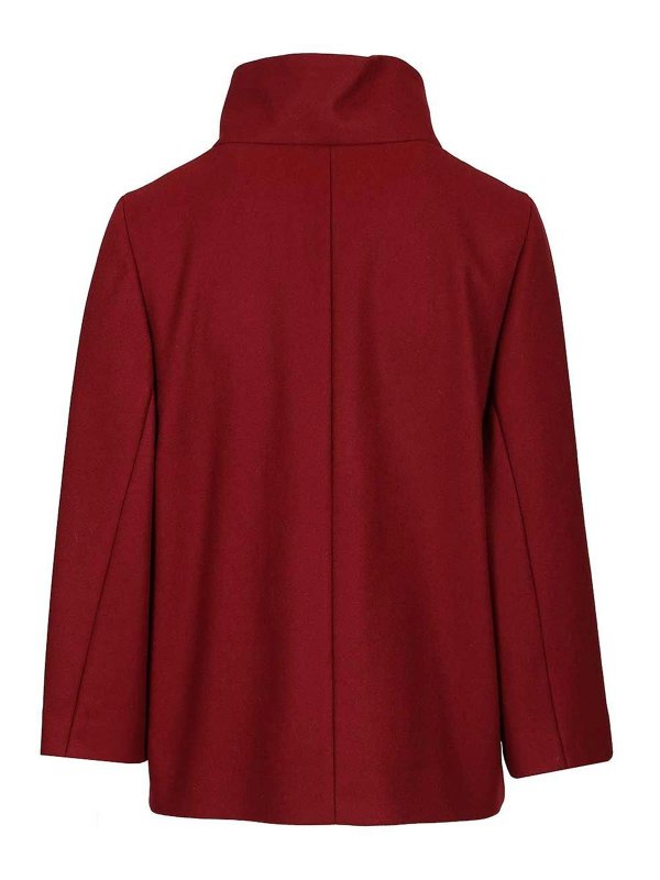FAY: knee length coats online - Wool Cape