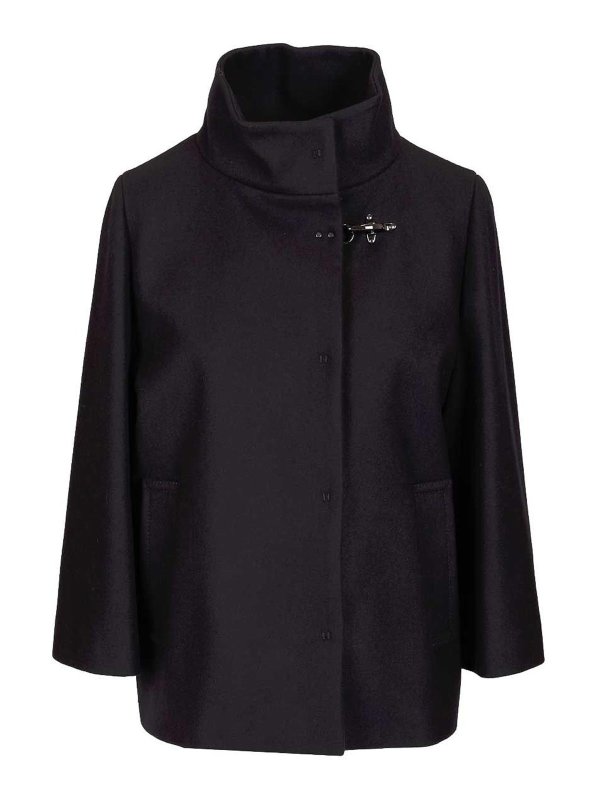 FAY: ニーレングスコート - 膝丈コート - ブルー