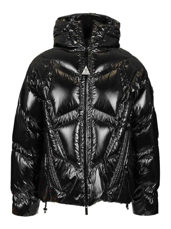 MONCLER: Chaquetas y Chaquetones acolchados - Chaqueta Alcochada - Negro