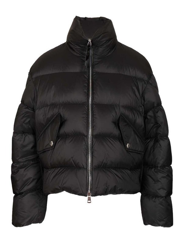 MONCLER: Kurze Daunenjacken - Daunenjacke - Schwarz