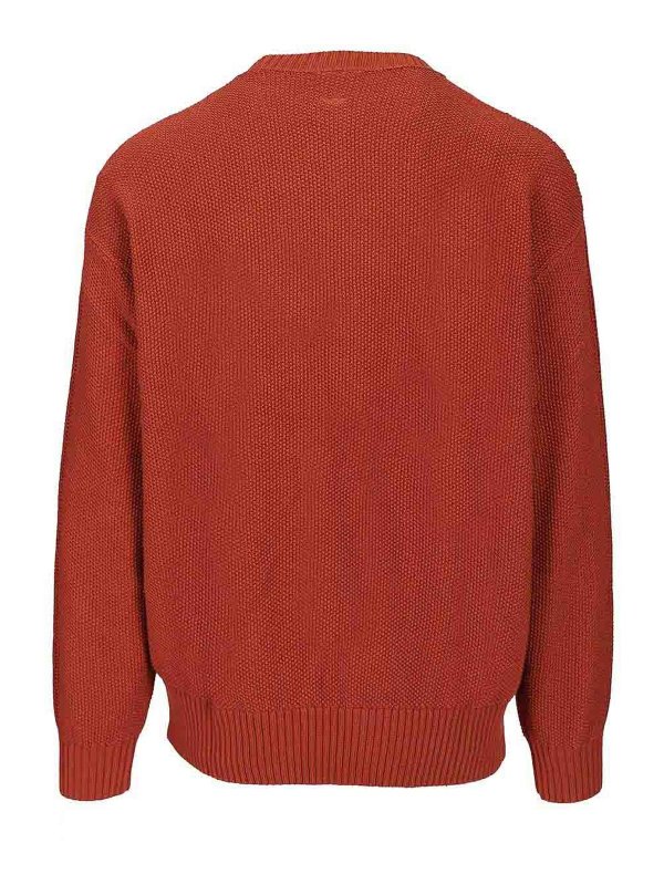 ADIDAS: Strickpullover mit Rundhalsausschnitt online - Rundhalspullover - Rot