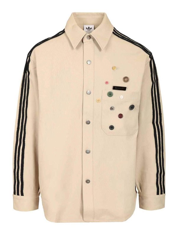 ADIDAS: シャツ - シャツ - ベージュ