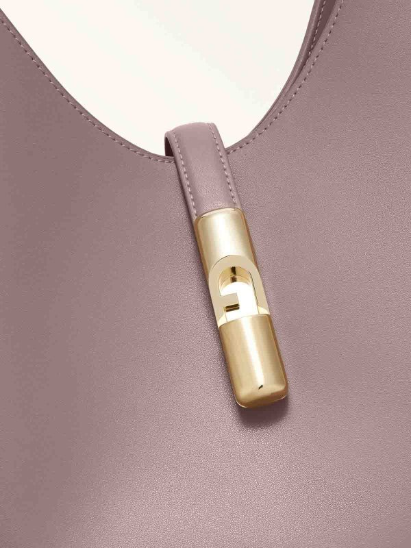 The Best Shops FURLA: shoulder bags - Shoulder bag drop m in Tortora color leather