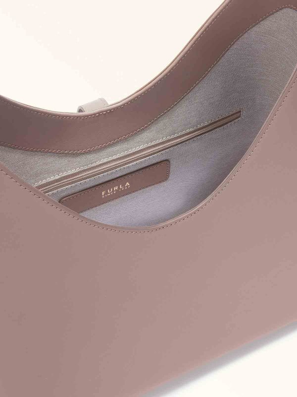 FURLA buy online Shoulder bag drop m in Tortora color leather