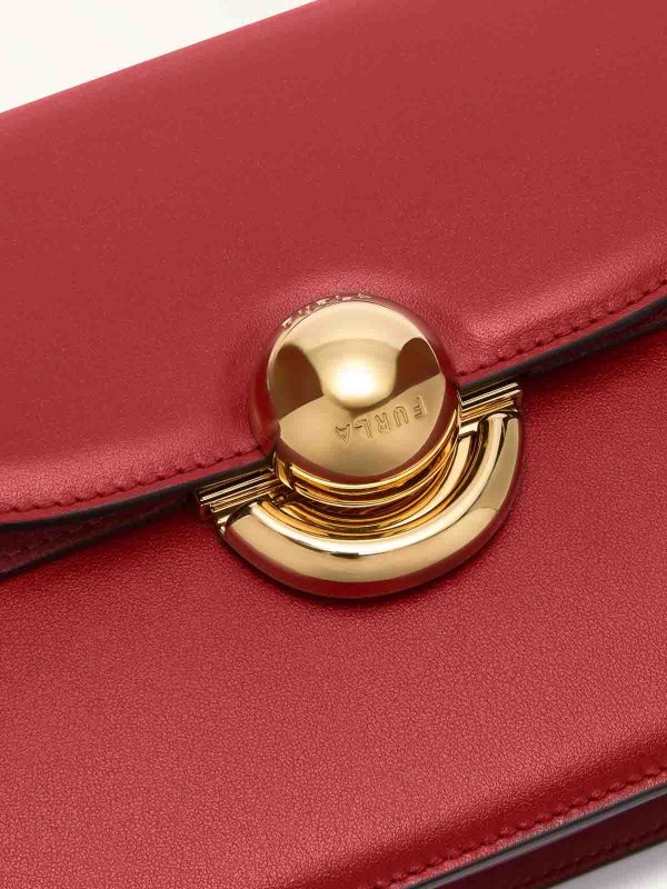 The Best Shops FURLA: cross body bags - Mini leather sphere crossbody bag