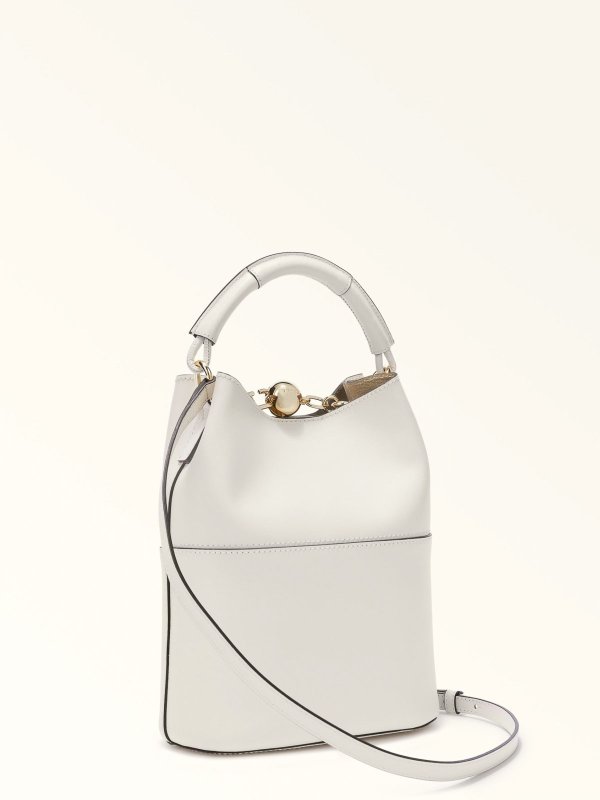 バケットバッグ - 白 shop online: FURLA