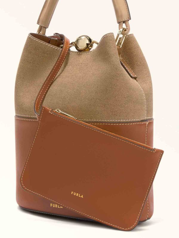 FURLA: バケットバッグ online - バケットバッグ - ブラウン