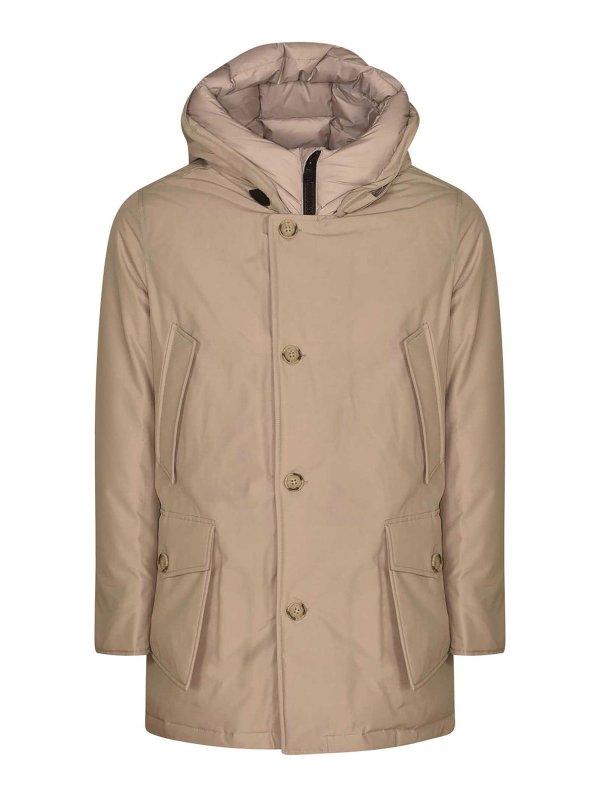 WOOLRICH: Abrigos acolchados - Abrigo Alcochado - Gris Claro