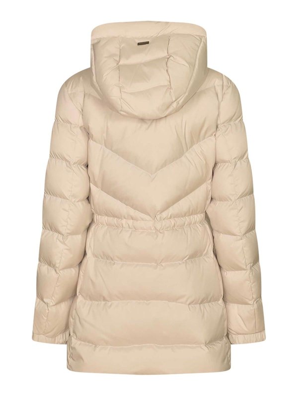 WOOLRICH: padded coats online - Coats White