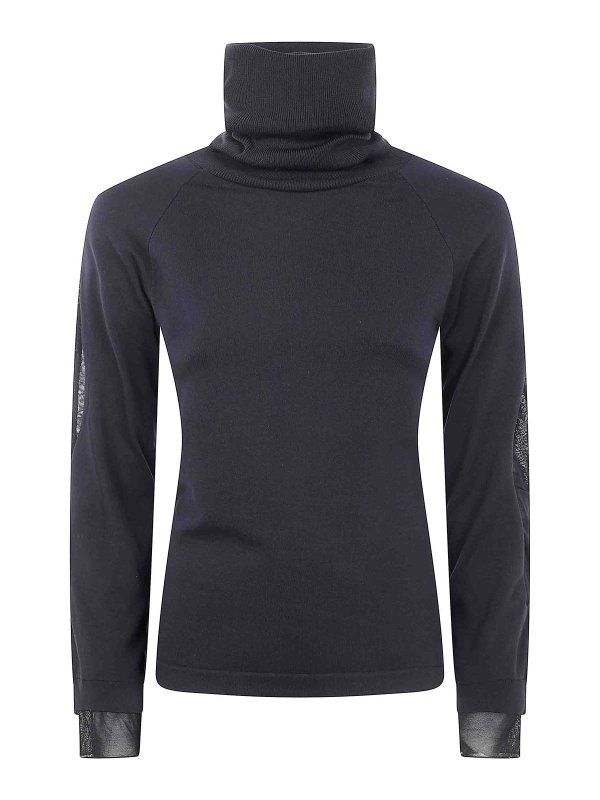 Y-3: Tops und Tank Tops - Top - Schwarz