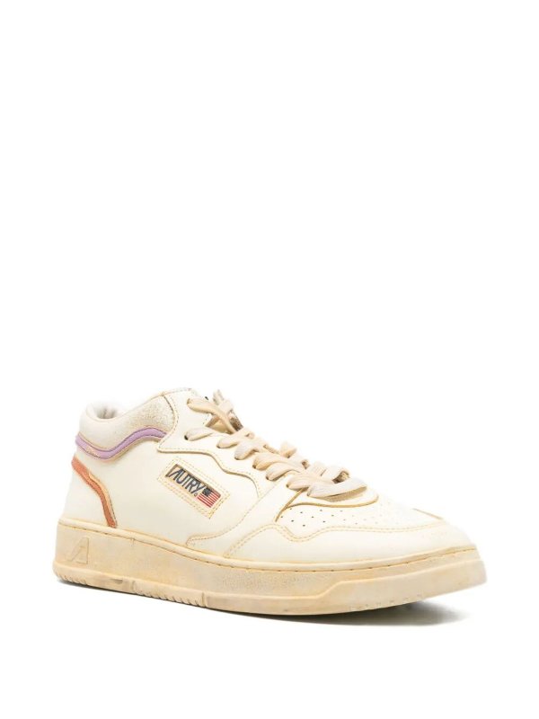 The Best Shops AUTRY: sneakers - Sneaker in pelle vintage a media ovest