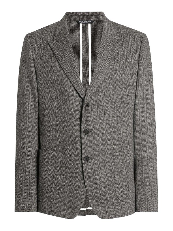 DOLCE & GABBANA: カジュアルジャケット - カジュアルジャケット - マルチカラー