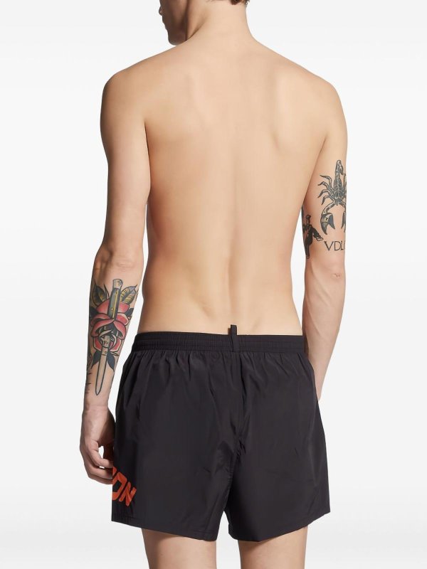 Boxers De Baño - Negro shop online: DSQUARED2