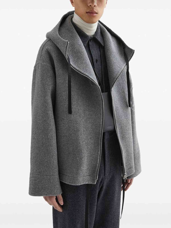 カジュアルジャケット - グレー shop online: JIL SANDER