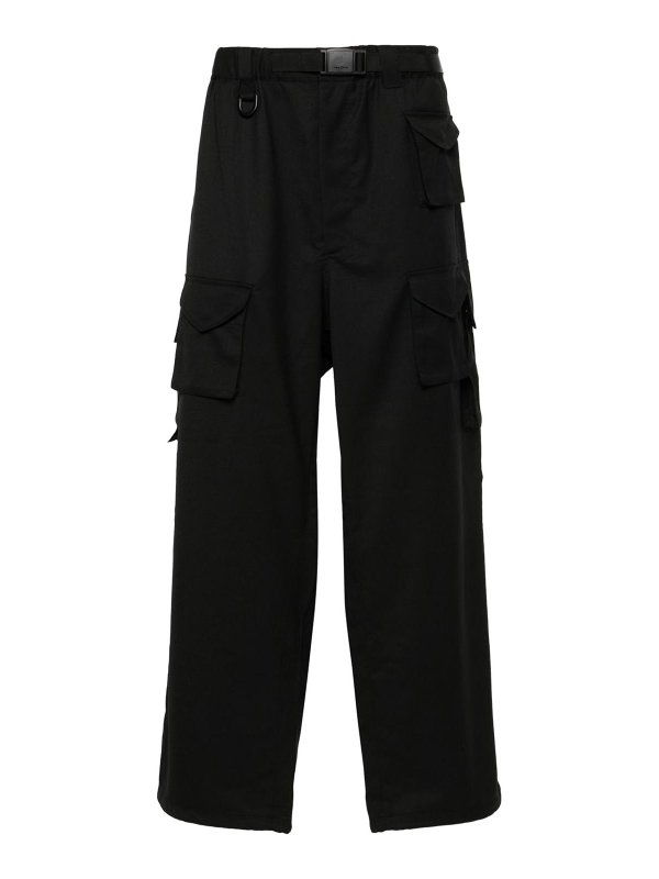 Y-3: Casual Hosen - Casual Hose - Schwarz