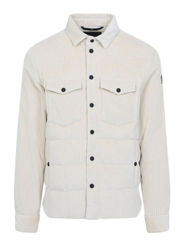 MONCLER: Lange Daunenmäntel - Daunenmantel - Weiß