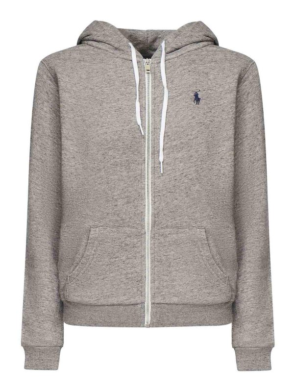 POLO RALPH LAUREN: Sudaderas y suéteres - Sudadera - Gris