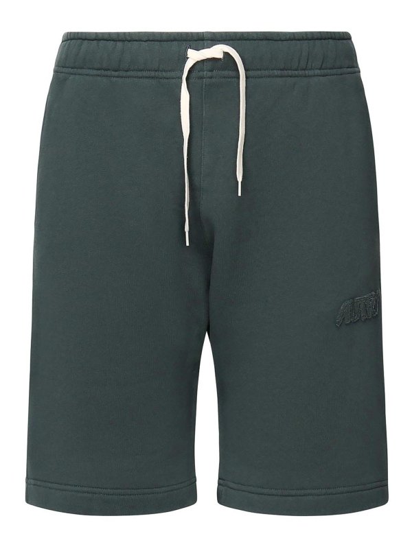 AUTRY: Trousers Shorts - Fleece Shorts logo