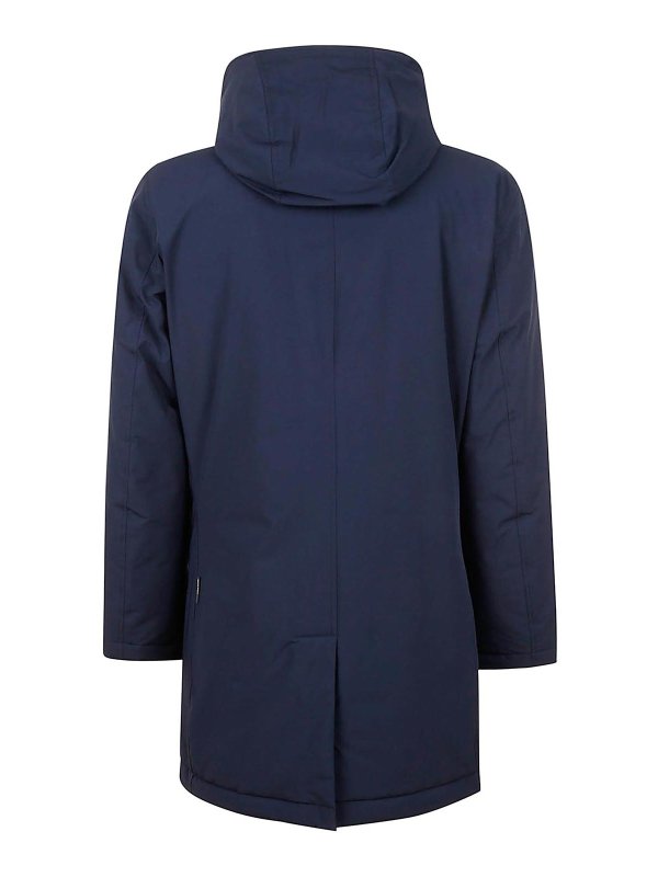 WOOLRICH: padded coats online - Coats Blue