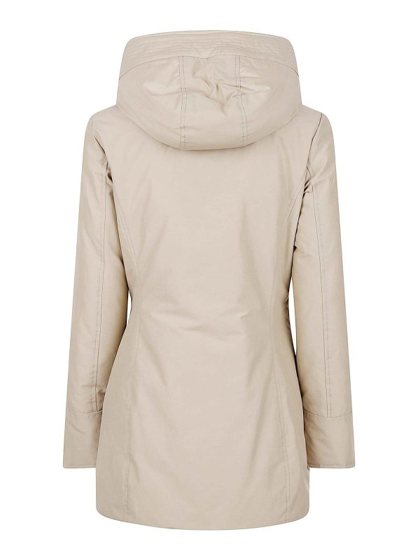 WOOLRICH: ダウン・ハイテクコート online - ダウンコート - ベージュ