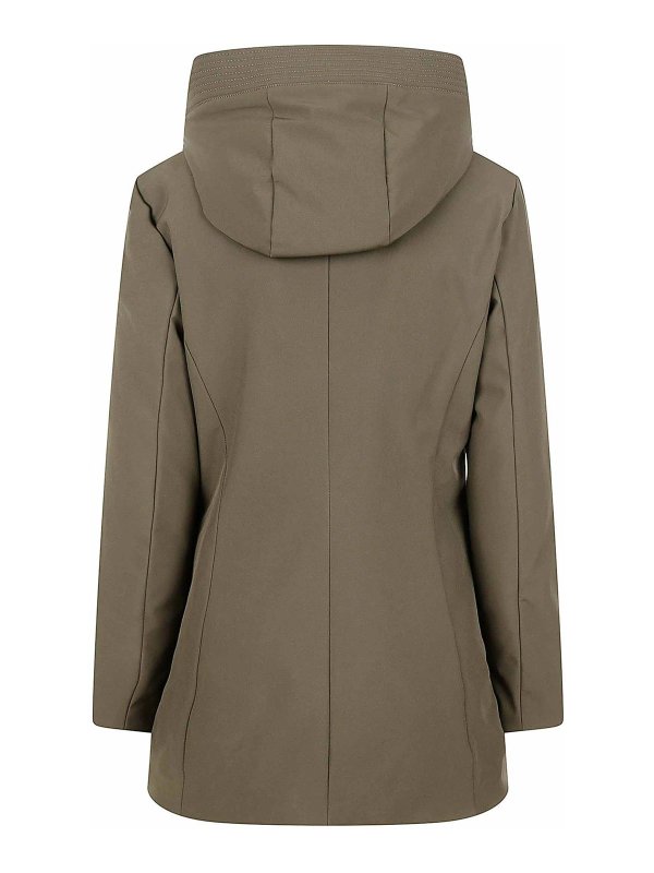 WOOLRICH: padded coats online - Coats Green