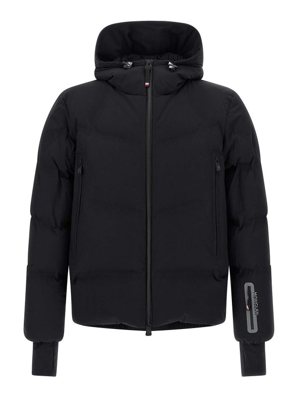 MONCLER: ダウン・ハイテクジャケット - ダウンジャケット - 黒