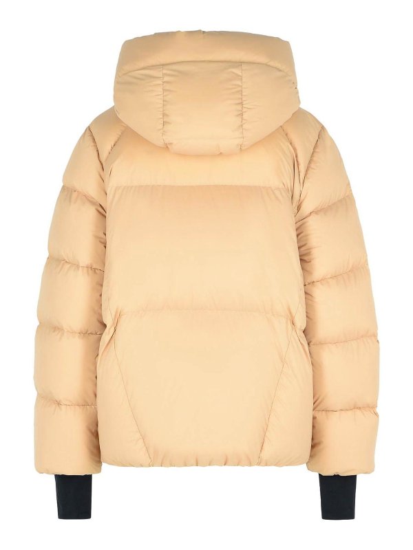 MONCLER: padded coats online - Bonnieure Beige Polyamide Ski Jacket