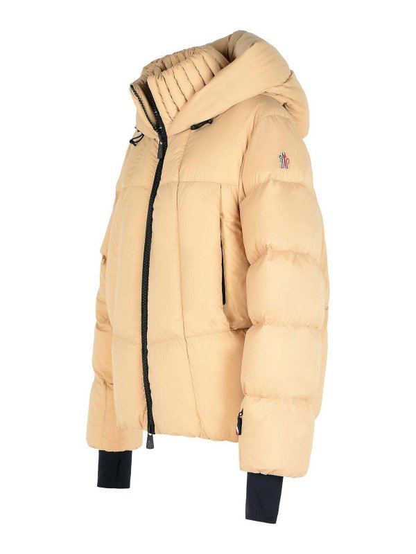 The Best Shops MONCLER: padded coats - Bonnieure Beige Polyamide Ski Jacket