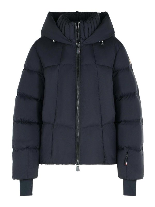 MONCLER: padded jackets - Bonnieure Black Polyamide Ski Jacket