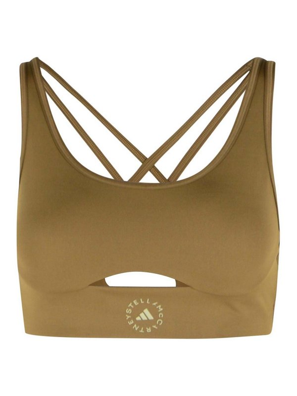 ADIDAS BY STELLA MCCARTNEY: Top e canotte - Miscela in poliestere dell