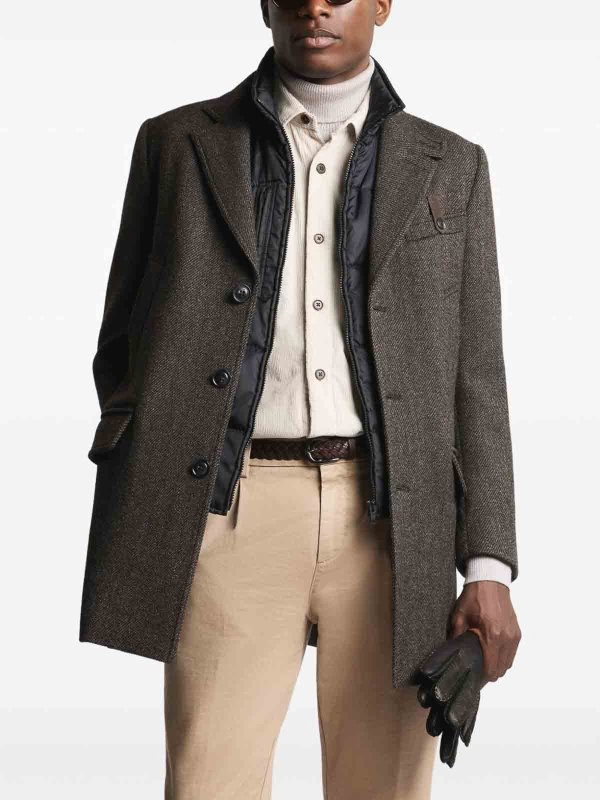 The Best Shops FAY: Manteaux au genou - Manteau Au Genou - Gris