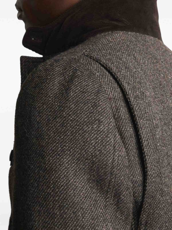 The Best Shops FAY: Manteau Au Genou - Gris