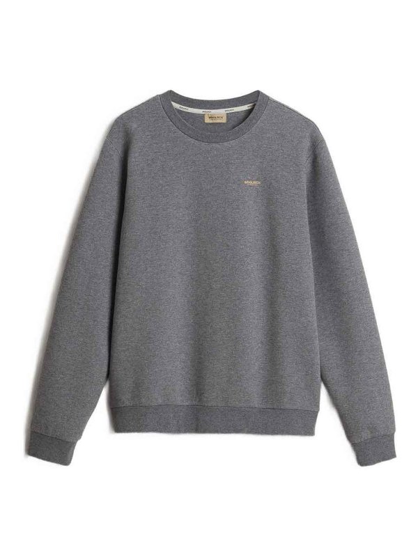 WOOLRICH: knee length coats - Gray jacket