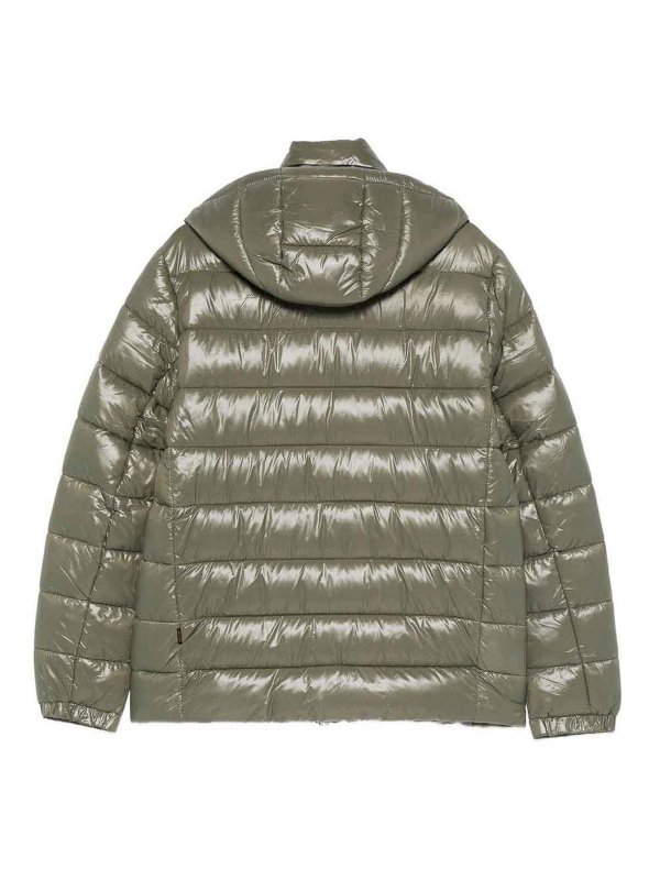 Save The Duck: knee length coats online - Giacconi Laurel Green