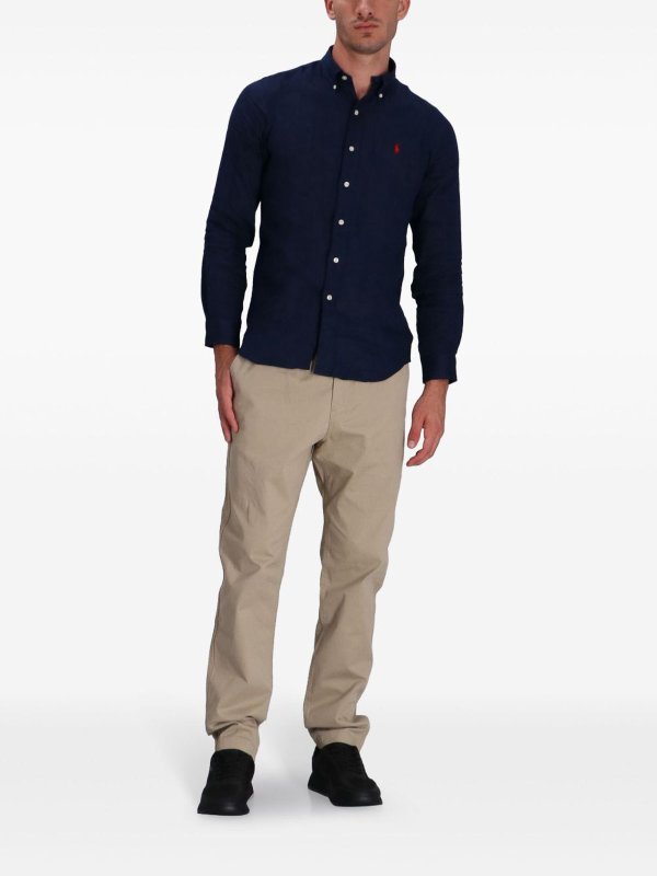 POLO RALPH LAUREN: シャツ online - シャツ - ブルー