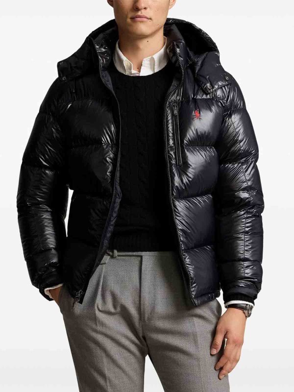 POLO RALPH LAUREN: knee length coats online - Black jacket