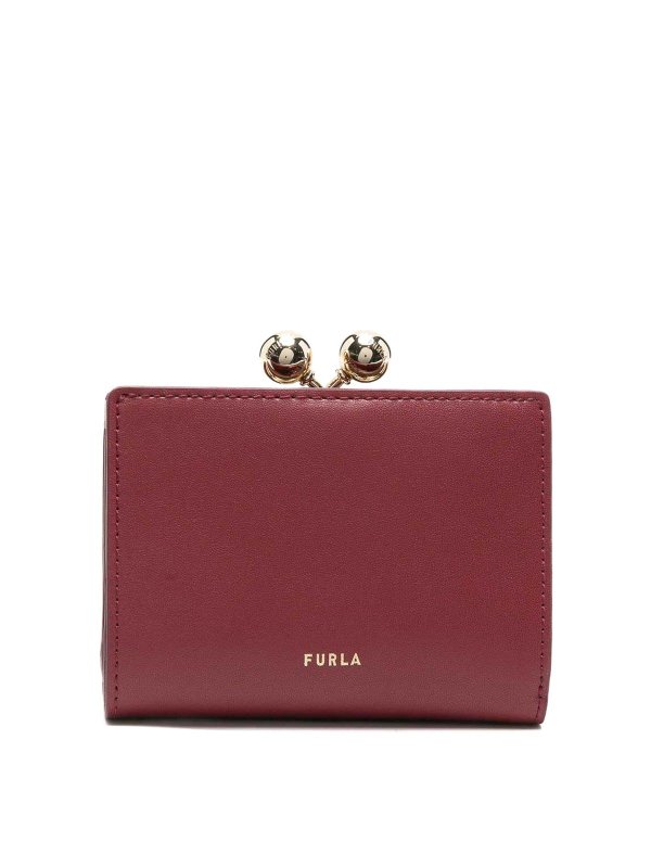 FURLA: Carteras y monederos - Carteras Y Monederos - Rojo Oscuro