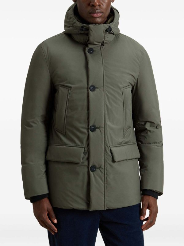 Green jacket shop online: WOOLRICH
