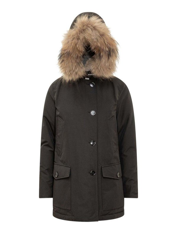 WOOLRICH: cappotti al ginocchio - Giaccone  Nero